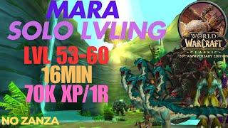 Anniversary Wow Classic Mara(Maraudon) Solo Leveling  53-60 /Boost +300Mobs /70K XP/1Run (Remake)