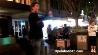 Atheists heckle Open Air Christian Preacher