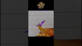 "Muhammad" name Tutorial. #art #arabic #painting #islamicart #drawing #calligraphy #urdu #shorts