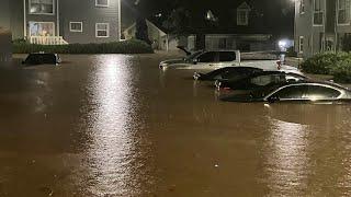 Residents rescued from flooded apartment complex in Buckhead, Atlanta | Hurricane Helene Update