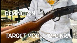 1916 Remington Target model 12-C NRA first shots at the range