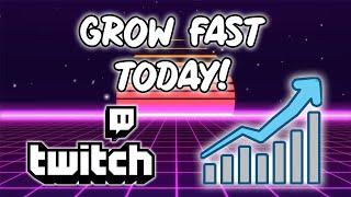 How To Grow On Twitch In 2020 | FAST AND EASY