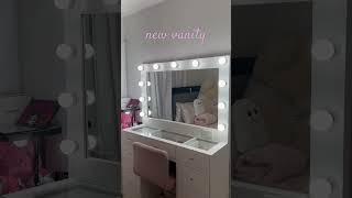 My New Vanity From My BF 🩷 #vanity #newvanity #vanities #birthdaypresent #mydream #pretty