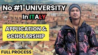 University of Bologna Scholarship : Complete Application Guide , Requirements, Process, and Benefits