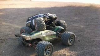 Traxxas e-revo brushless & summit brushless having fun
