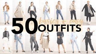 50 EASY OUTFIT IDEAS (Using Basics)