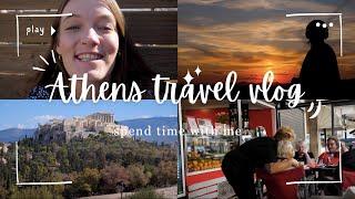 Athens Travel Vlog Part 1 - First time in Greece, Interview with a local & Historic sights