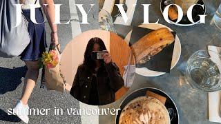 love letter to July vlog  | Granville Island, food tour, and picnics