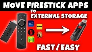  Move APPS on your 4K FIRESTICK TO EXTERNAL USB STORAGE Fast & Easy 