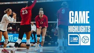 Ohio State at Northwestern | Highlights | Big Ten Volleyball | 10/10/2024