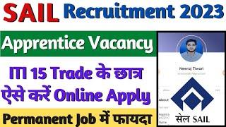 SAIL ITI Apprentice Online Form 2023, SAIL Bhilai ITI Apprentice Vacancy 2023, SAIL Apprentice 2023