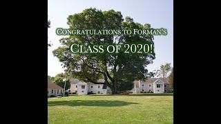 CONGRATULATIONS TO FORMAN'S CLASS OF 2020!