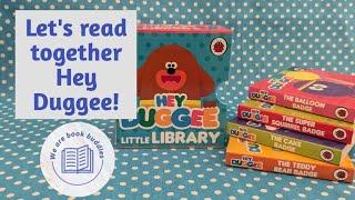 Let's read together 4 mini Hey Duggee books. Hey Duggee: Little Library. Read along.