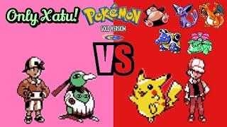 Defeating Red With ONLY Xatu! | Pokémon Gold - NO ITEMS IN BATTLE