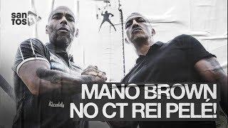 MANO BROWN VISITA O CT REI PELÉ!