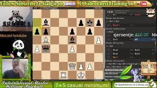 Rapid Instructional Challenges vs Viewers on lichess