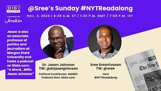 #NYTReadalong | Dr. Jason Johnson (Political Contributor, MSNBC)