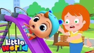 No No Play Safe Song | Fun at the Playground A Nursery Rhyme | Little World