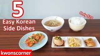 Korean Meal Prep on a Budget : 1 week for $10 | 5 easy Korean dishes