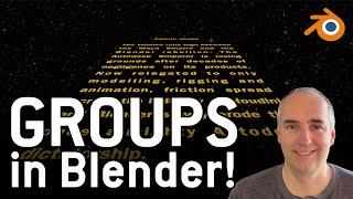 Grouping in Blender! EP31