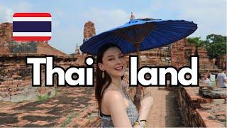 Thailand VLOG | How much I spend  Vegan eats  Ayutthaya  Floating Market 