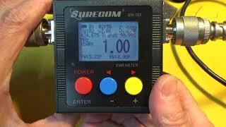 Surecom SW 102 digital SWR power meter. Review and test