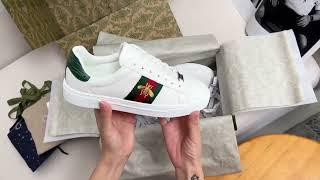 Gucci WOMEN'S ACE SNEAKER WITH BEE