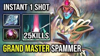 NEW Overpower Mid Oracle Infinite Skill Spam Level 30 Grand Master Spammer Dota 2