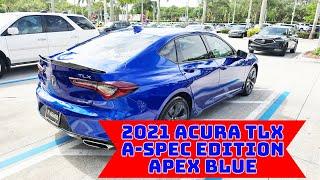 2021 Acura TLX | A-Spec Edition in Apex Blue | Acura of Pembroke Pines