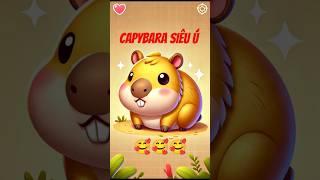 Capybara #shorts #cute #melodykids #nhacchobe #capybara  #funny