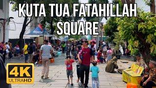 جولة في المدينة القديمة - كوتا توا - جاكرتا ,اندونيسيا | Walking Tour in Kota Tua, indonesia | 4K