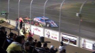Strawberry Cup-IMCA MOD feature Superman vs. Drager 2017
