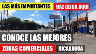 Nicaragua zonas comerciales más activas en Managua