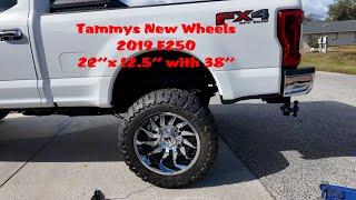 2019 F250 Wheel Upgrade Tammy's New Wheels