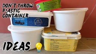 Plastic Container Re-use Ideas || Diy With Plastic Container  || Waste Material Craft Ideas