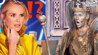 The AUDITION Everyone's Talking About! BIG NAME STATUES on BGT!