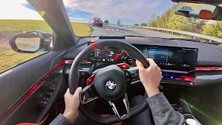 2025 BMW M5 – POV-Fahreindrücke von der Rennstrecke (trocken/nass)