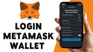 How To Login MetaMask Wallet Account 2024 | MetaMask App Sign In Tutorial