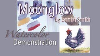 Moonglow Daniel Smith Watercolor REVIEW (Demo)