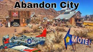 Abandon City in the Nevada Desert looks like a Ghost Town