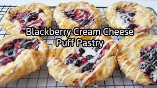 Blackberry Cream Cheese Puff Pastry