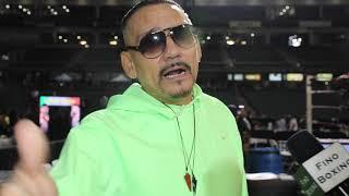 TEOFIMO LOPEZ SR REACTS TO TEOFIMO vs HANEY & EDDIE HEARN ALTERCATION