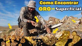 ¿De Dónde Sale el ORO? Y Como Buscarlo en la Superficie de la Tierra. Minando Diamantes Patagonicos