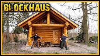 Das Blockhaus - Übernachtung, Licht und Küchenbau [Part 13] - Naturstammhaus Canadahaus Blockhütte