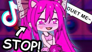 Gacha Life Tik Tok CRINGE: THE SCARIEST UWU CAT