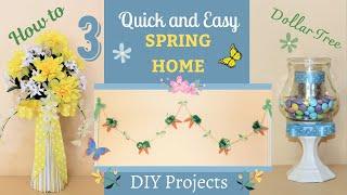 3  DIY SPRING DOLLAR TREE FARMHOUSE HOME DECOR CRAFTS | DOLLAR TREE FARMHOUSE SPRING DIY CRAFT