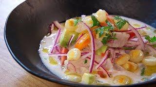 Ceviche peruano y leche de tigre - HogarTv producido por Juan Gonzalo Angel