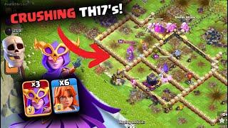 STARs NEW Super Witch attack is DOMINATING Town Hall 17s | Clash of Clans Best Attack