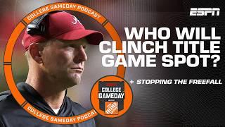 Who will clinch a title game spot?  + Teams trying to stop the freefall  | College GameDay Podcast