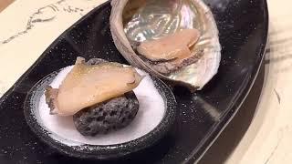 Stone grill abalone